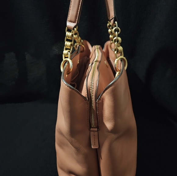 Tory Burch Lily Satchel-Salmon Color - Picture 4 of 16